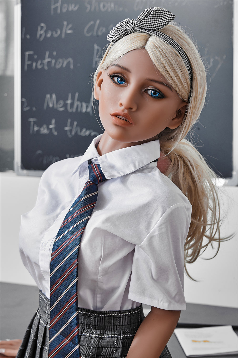 Irontechdoll Victoria 4ft92/ 150cm #50 Head TPE Real-life Young BLonde Sex Doll