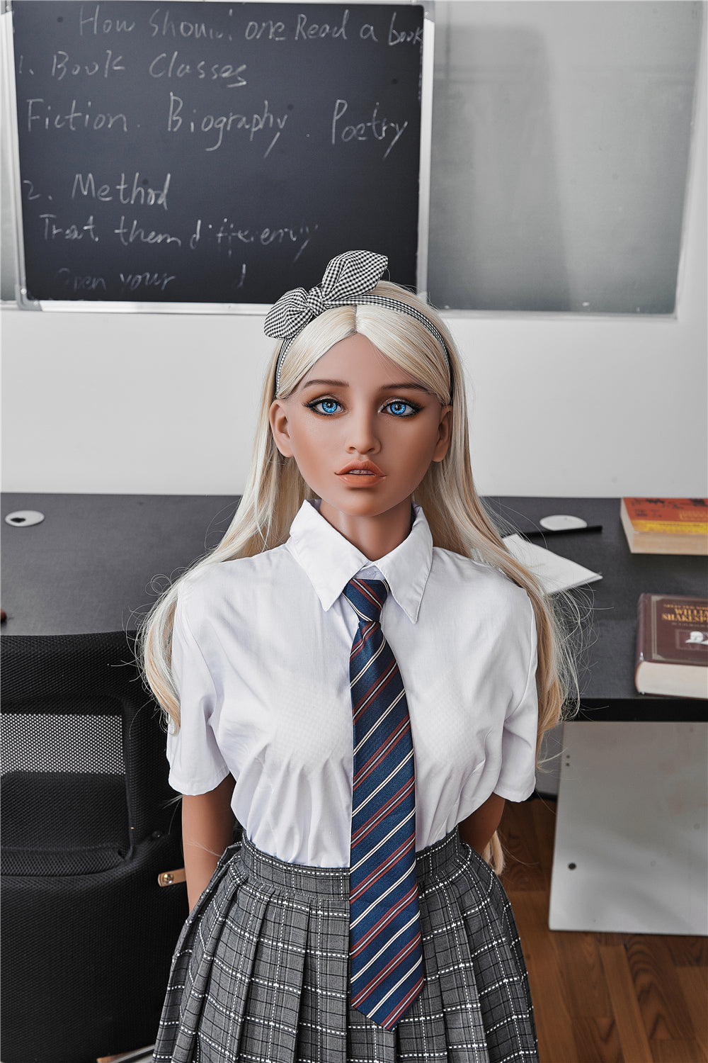 Irontechdoll Victoria 4ft92/ 150cm #50 Head TPE Real-life Young BLonde Sex Doll
