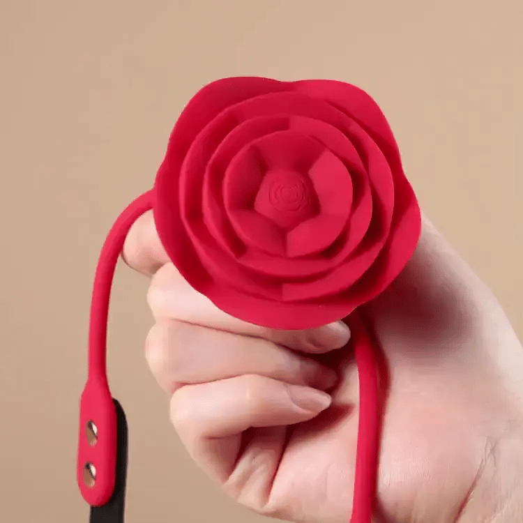 Rose Chain Adjustable Vibrating Nipple Clamps with 9 Modes App Control