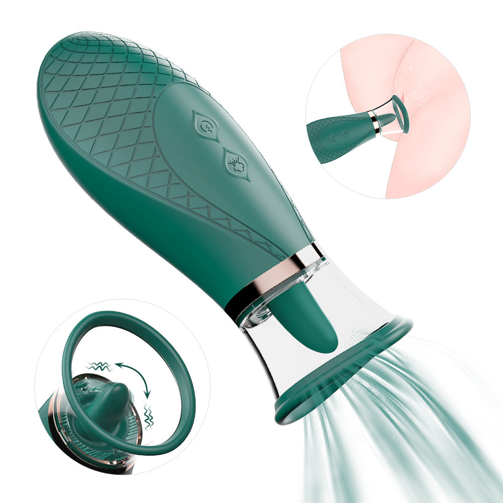 Honey Pistil-Vibrator with licking & sucking