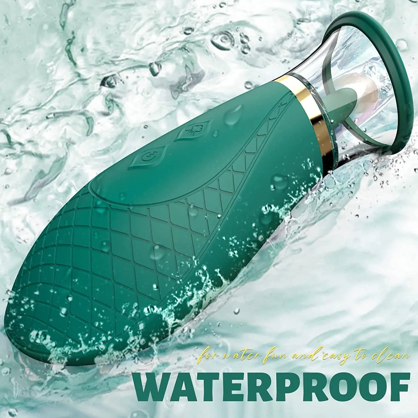 Vibrator with licking and sucking features for unforgettable orgasms