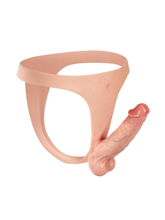 Nick | 6.3" x 1.5" Lightweight Solid Strap On Dildo With Slim Secure Harness