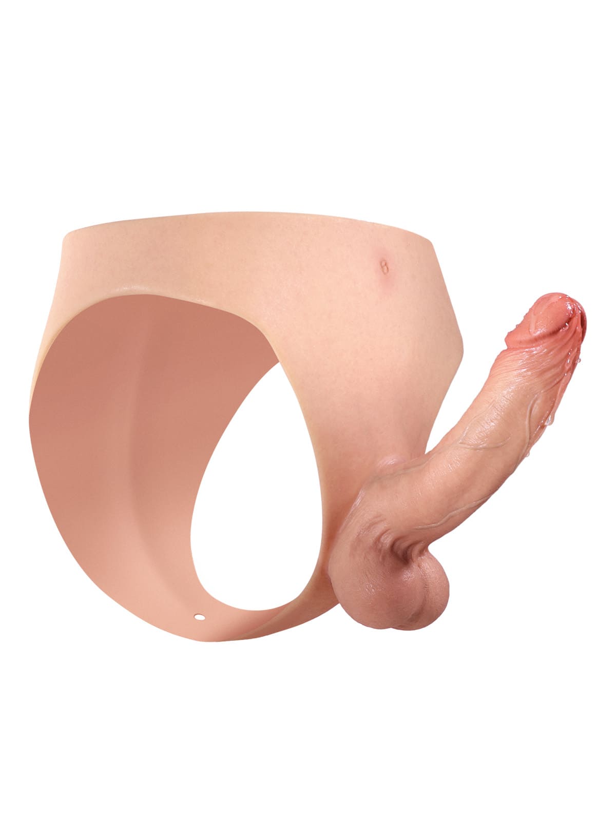 Oscar | 6.8" x 1.7" Wearable Solid Shaft Soft Balls Silicone Strap-On Dildo For Lesbian Couples