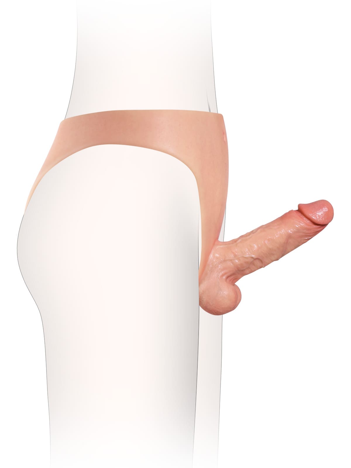 Owen | 6" x 1.7" Lifelike Solid Silicone Strap-On Dildo with Firm Core and Natural Motion