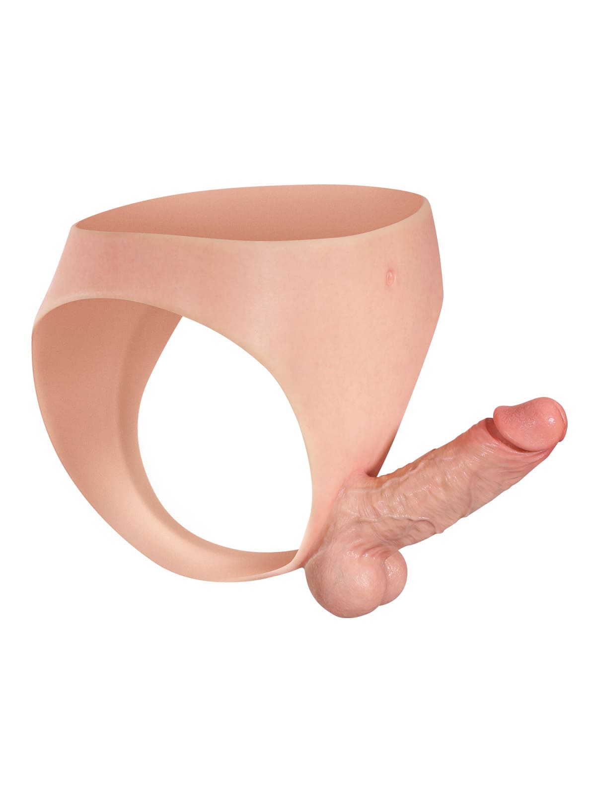 Owen | 6" x 1.7" Lifelike Solid Silicone Strap-On Dildo with Firm Core and Natural Motion
