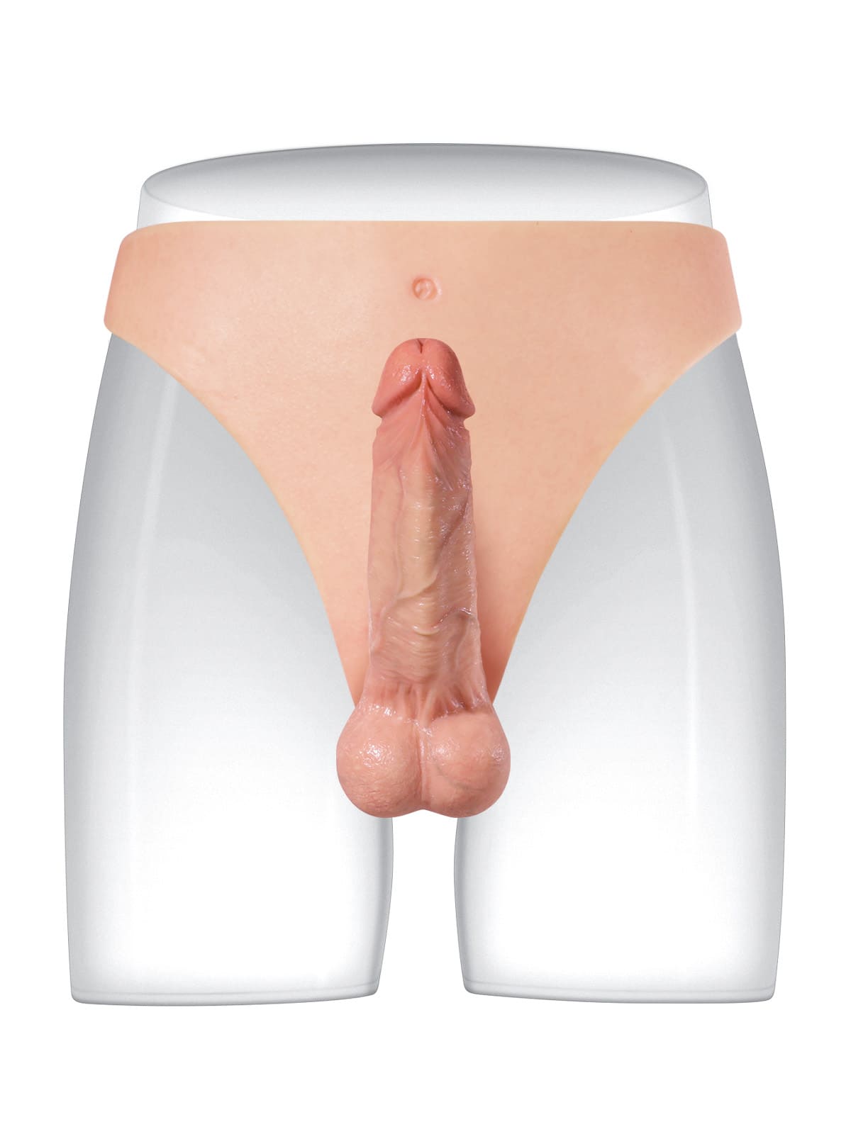 Owen | 6" x 1.7" Lifelike Solid Silicone Strap-On Dildo with Firm Core and Natural Motion
