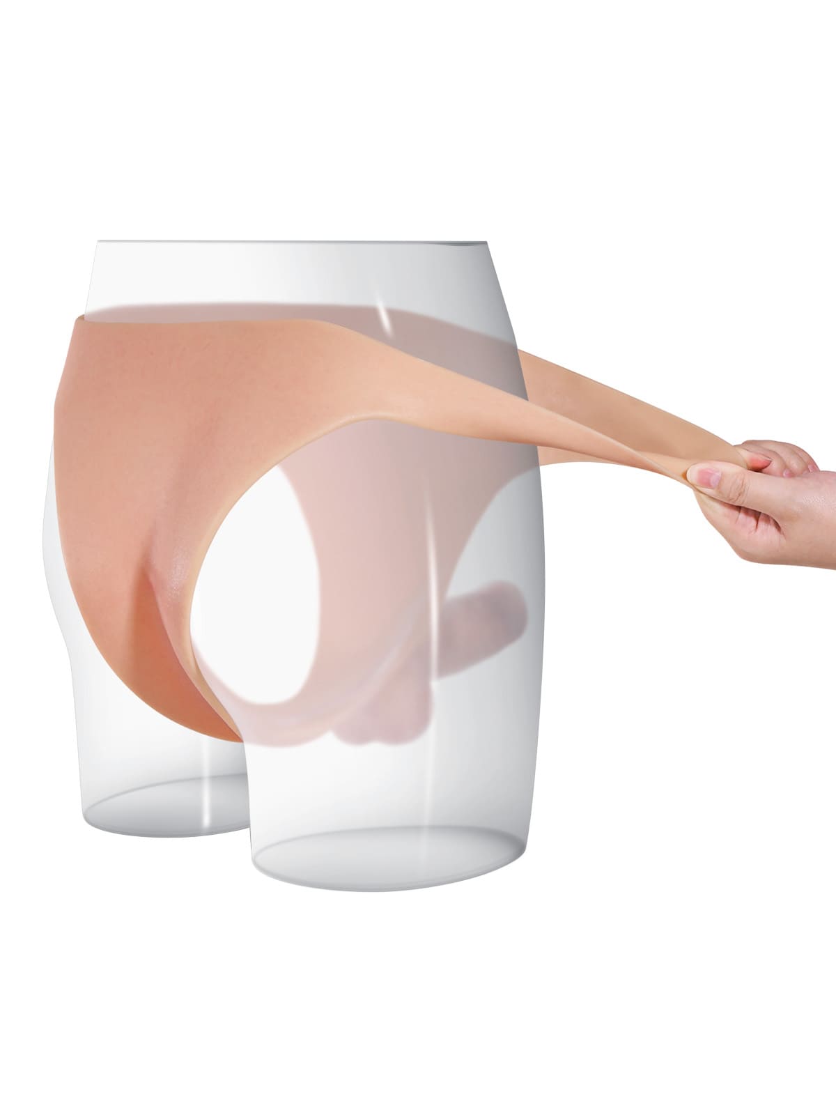 Owen | 6" x 1.7" Lifelike Solid Silicone Strap-On Dildo with Firm Core and Natural Motion