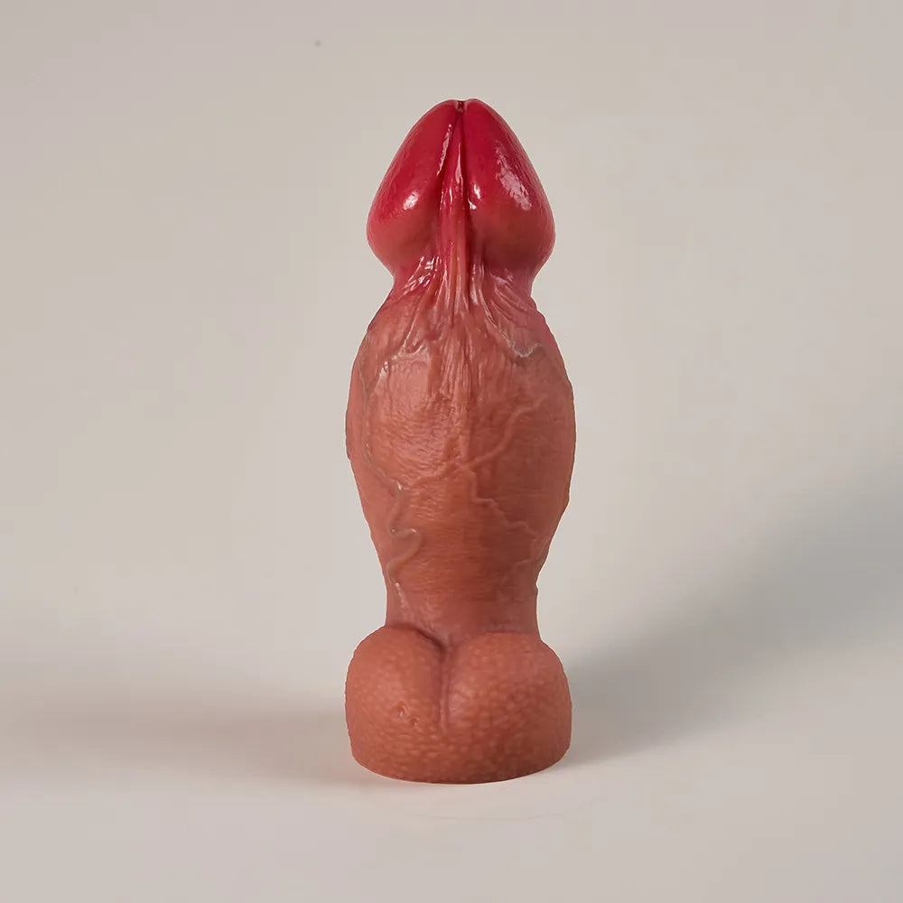 Realistic Large Dildo Anal Plug Nude & Coffee