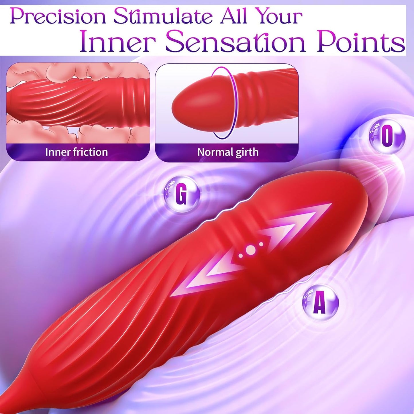 Rose Bite Dildo Vibrator