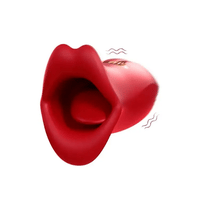 Kissing Vibrator with Vibrating Tongue, Women & Couple Sex Toy