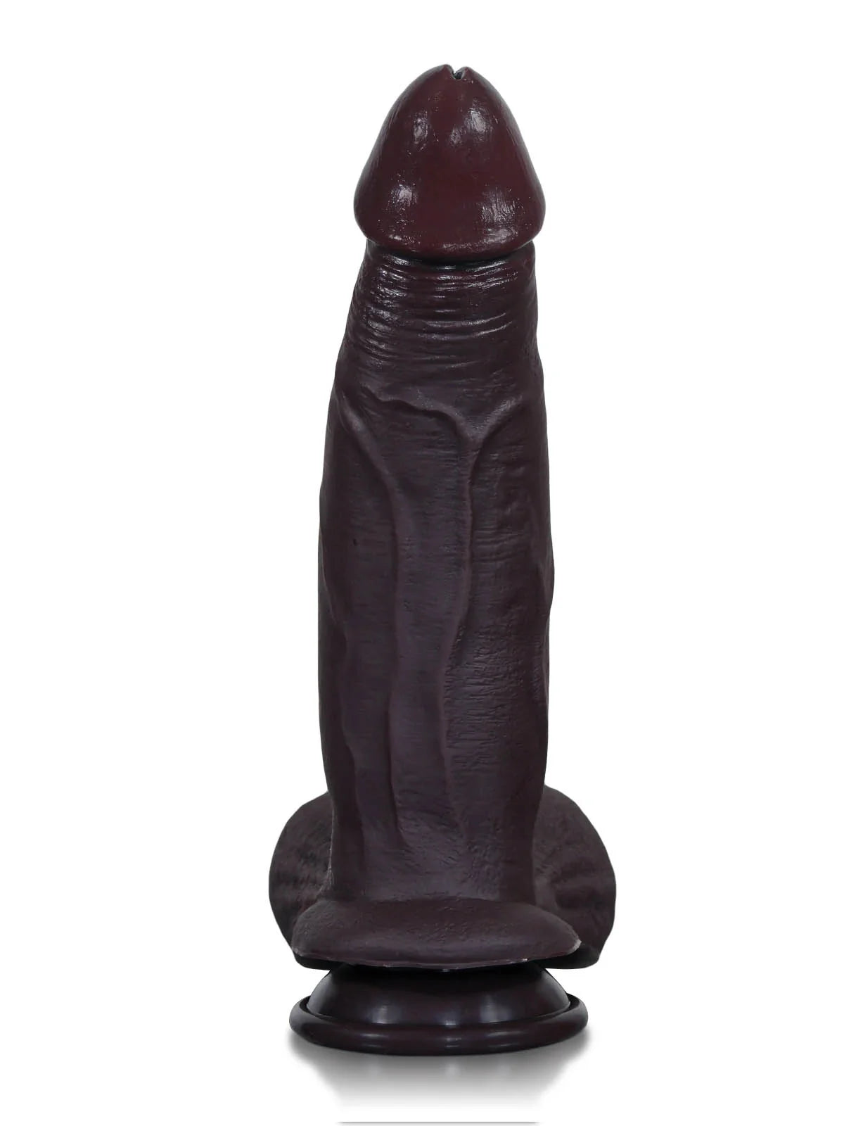 Reed | 10.5" x 2.4" Long Thick Soft Sliding Skin Dildo with and Swinging Moving Balls