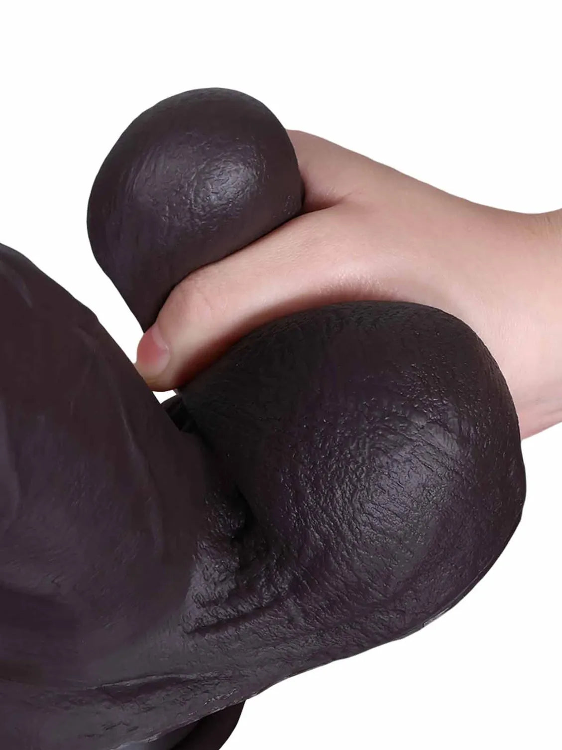 Reed | 10.5" x 2.4" Long Thick Soft Sliding Skin Dildo with and Swinging Moving Balls