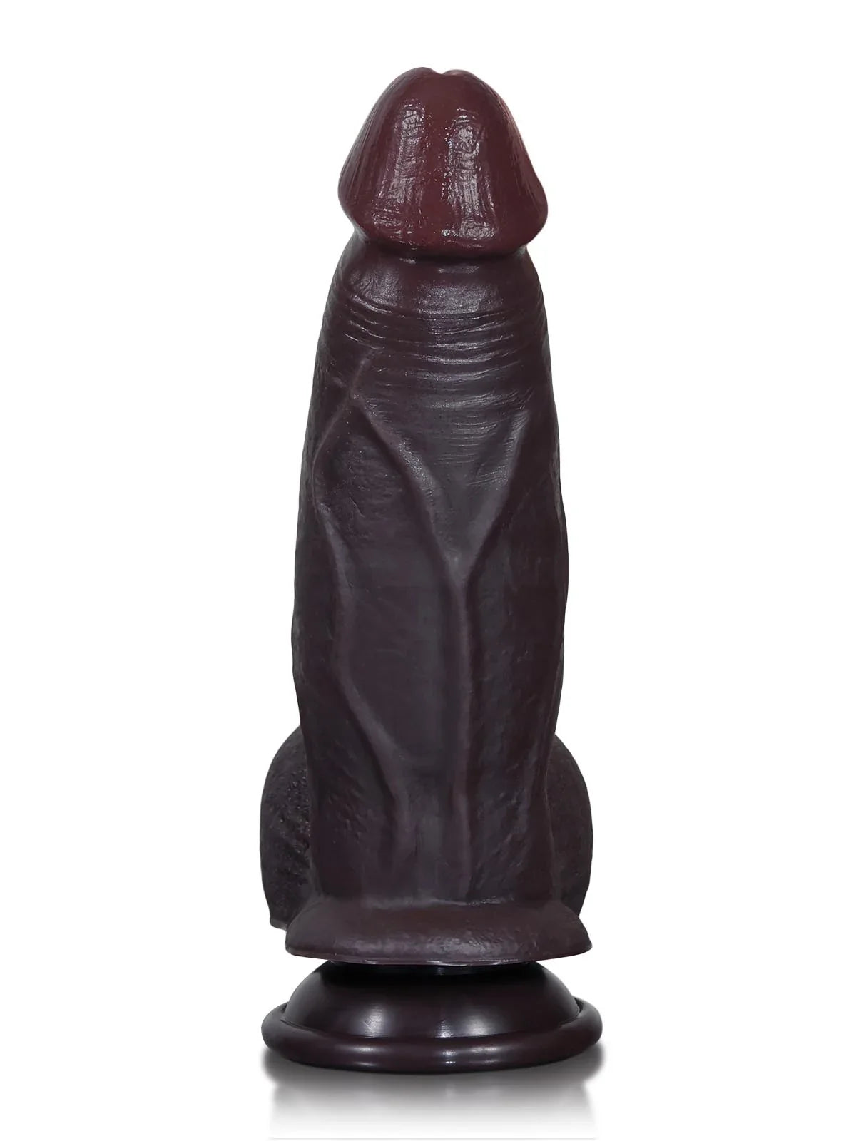 Cato | 8" x 2" Realistic Sliding Skin Dildo with a Natural Veiny Look