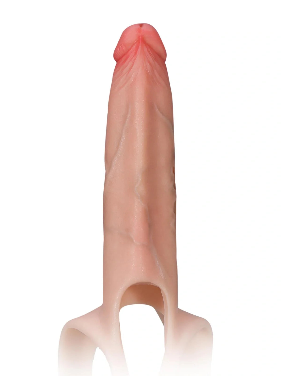 Emberfall | 7.5" x 2" Hollow Ultra Slim Open Ball Realistic Wearable  Strap-On Dildo