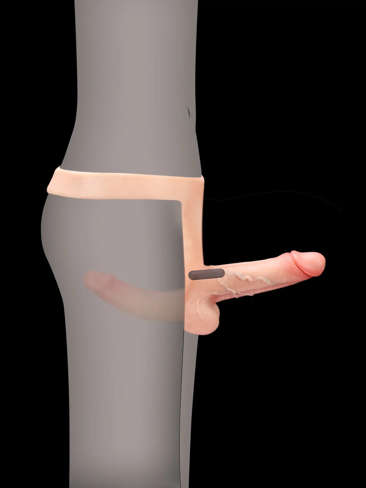 Zorvyn | Lifelike Silicone Strap-On Dildo with Double Realistic Shaft