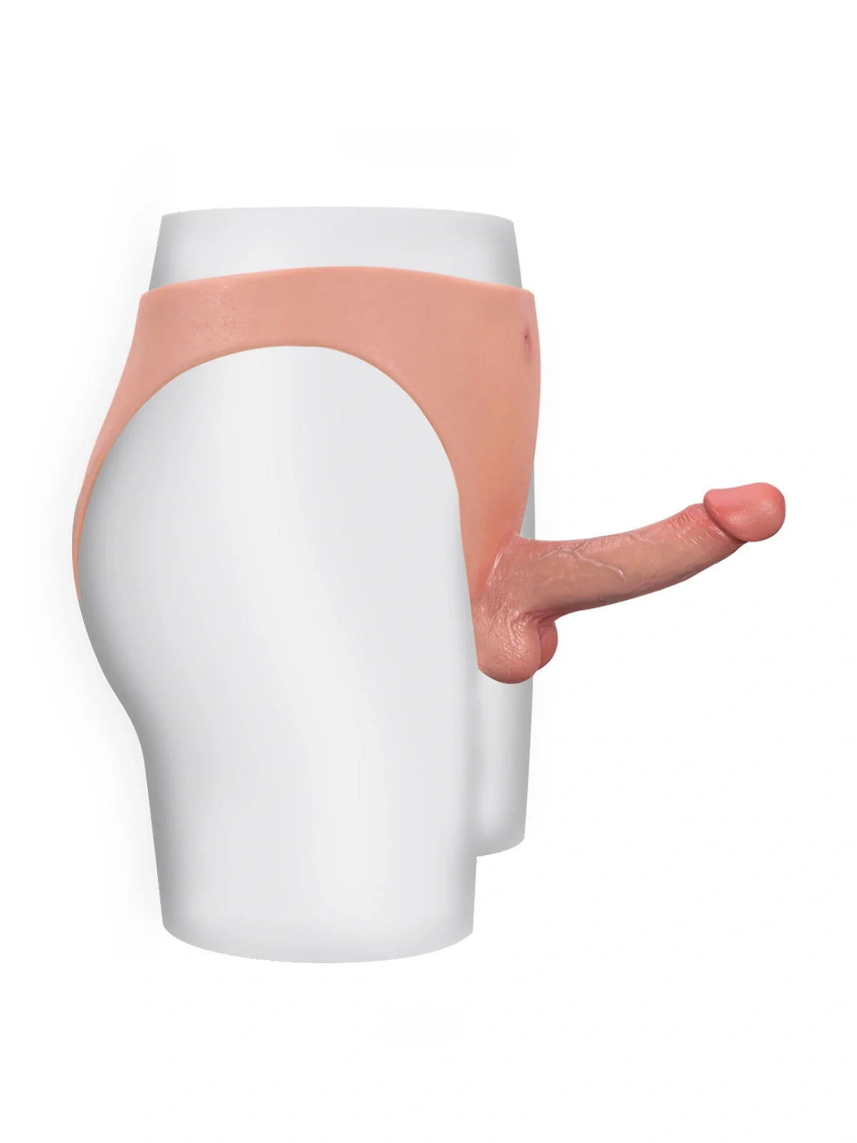 Arlo | 5" X 1.4" Silicone Strap On With Small Dildo For Lesbian Beginners And Anal Sex