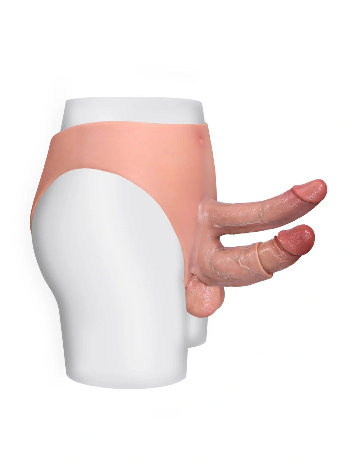 Jax | 6.5" x 1.6" Best DP Strap On Dildo For Men & Silicone Penis Girth Sleeve