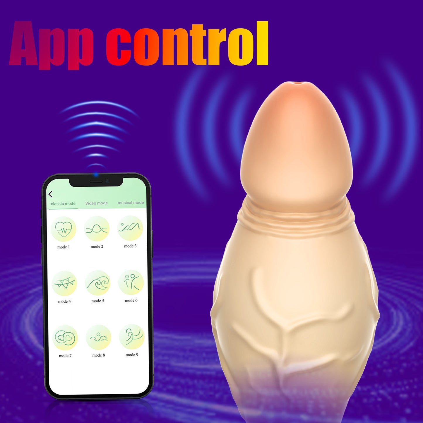 Levis - APP & Remote Control 360° Rotating Vibrating Butt Plug Anal Dildo for Men Women