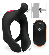 Arto testicle and clit massaging cock ring