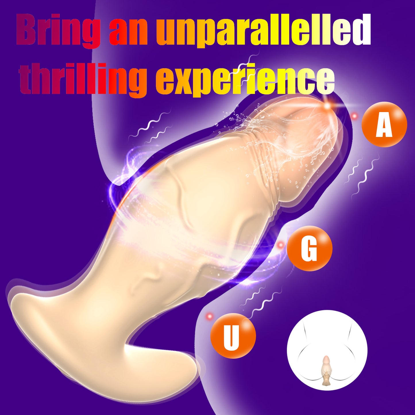 Levis - APP & Remote Control 360° Rotating Vibrating Butt Plug Anal Dildo for Men Women