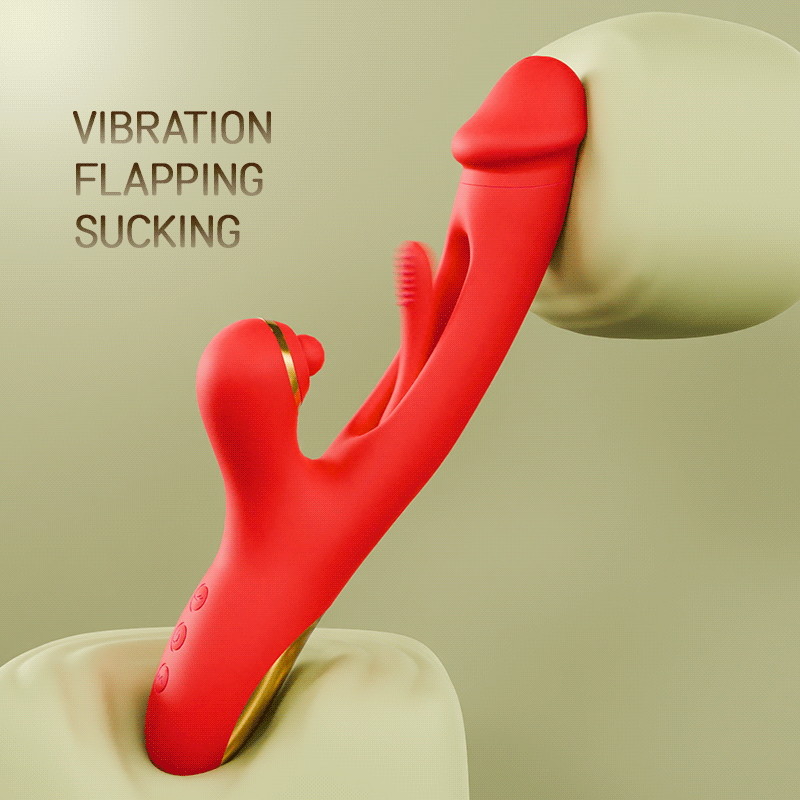 Flapping Vibrator with G spot Vibration & Clitoral Tapping