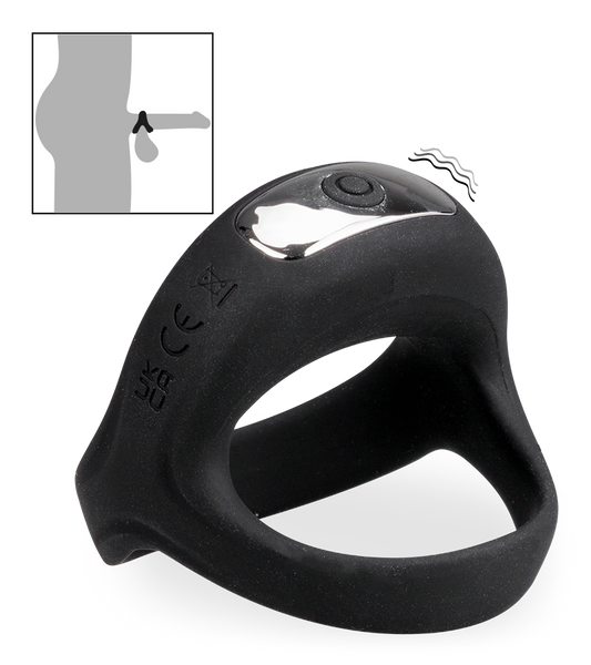 Righteous vibrating cock and ball ring